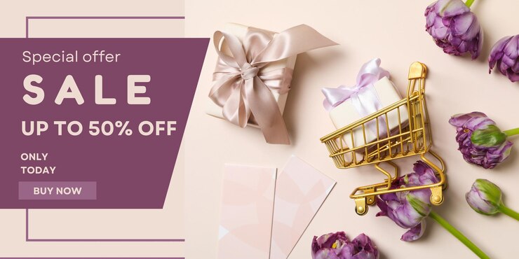 Photo gratuit image pour la saison des soldes de printemps