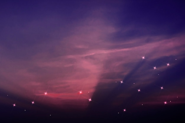 Image de scintillement de modèle de ciel étoilé