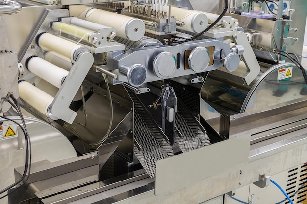 Image de l'usine équipement de salle blanche et machines en acier inoxydable