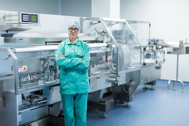 Image de l'usine équipement de salle blanche et machines en acier inoxydable