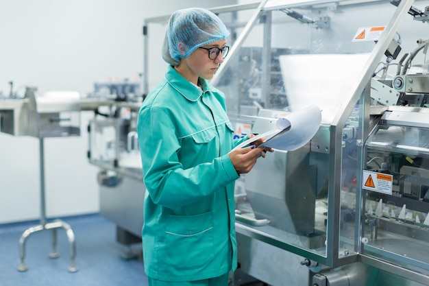 Image de l'usine équipement de salle blanche et machines en acier inoxydable