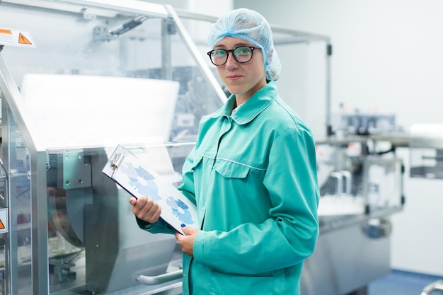 Image de l'usine équipement de salle blanche et machines en acier inoxydable