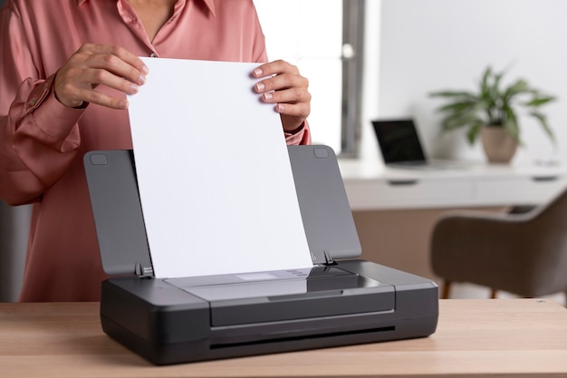 Photo gratuite imprimante domestique basée sur le toner