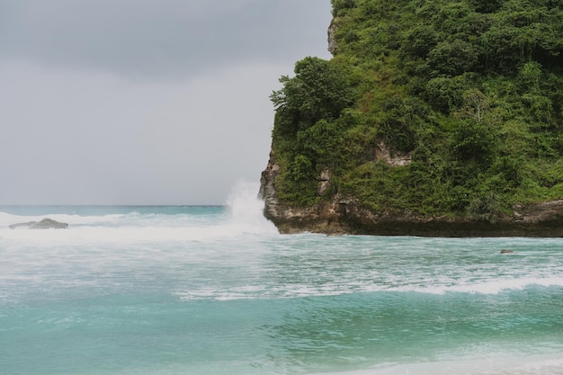 Indonésie Nusa Penida Vues Naturelles Sur L'océan