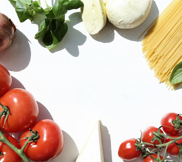 Ingrédients pour la cuisson des pâtes