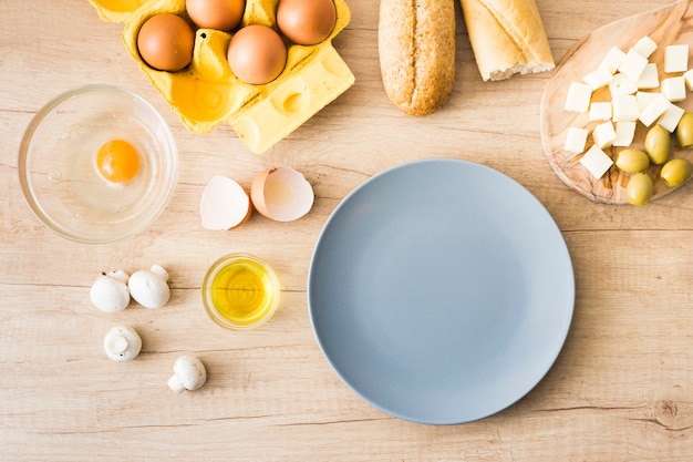 Ingrédients pour le petit déjeuner