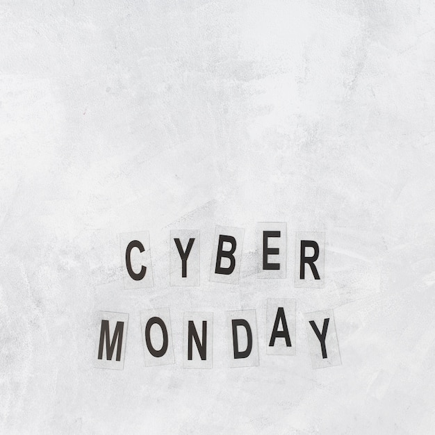 Inscription Cyber ​​Monday sur papiers