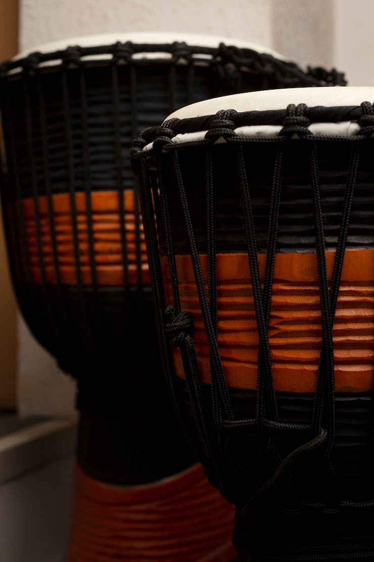 Photo gratuit instrument de musique dans le magasin