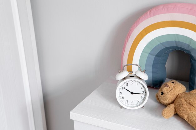 Intérieur de la décoration de la chambre des enfants avec des jouets