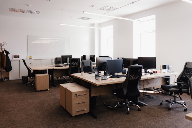 Intérieur de l'espace de bureau moderne.