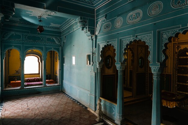 Intérieur de Zenana Mahal au City Palace à Udaipur Rajasthan