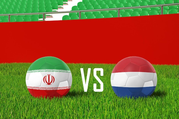 Iran VS Pays-Bas au stade