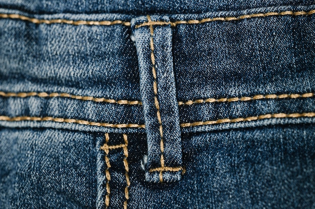 Jeans boucle de ceinture close-up