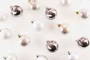 Photo gratuite jeu de boules de noël