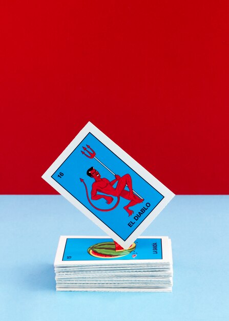 Jeu de cartes traditionnel mexicain