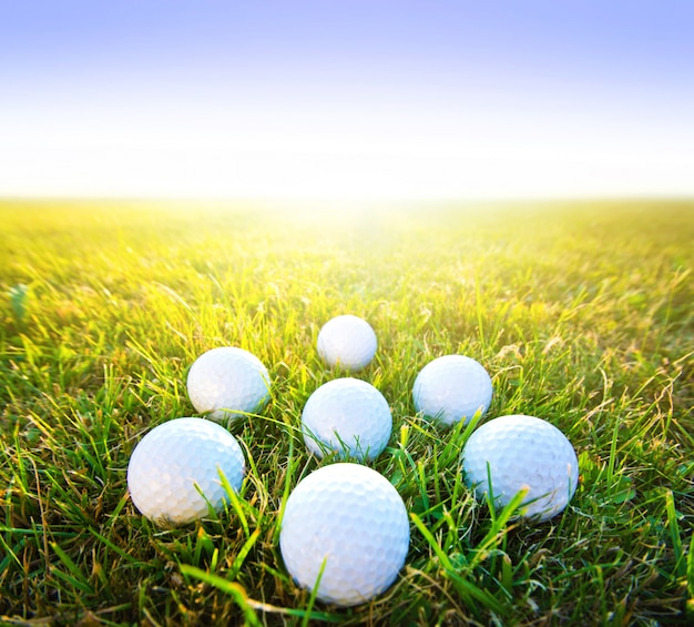 Photo gratuite jeu de golf.