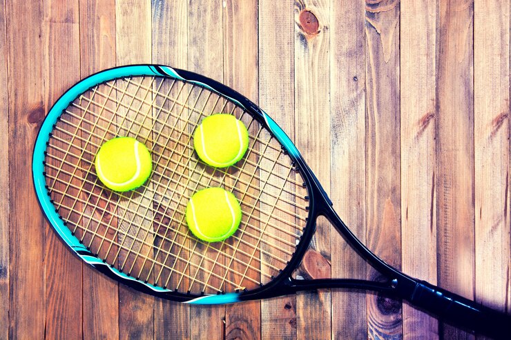 Photo gratuit jeu de tennis.