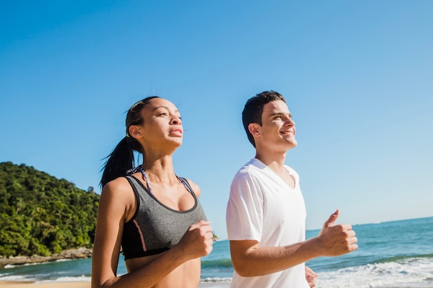 Jeune couple de formation difficile