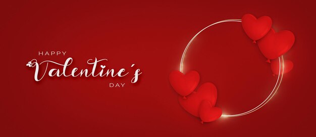 Joli fond de saint valentin avec cercle