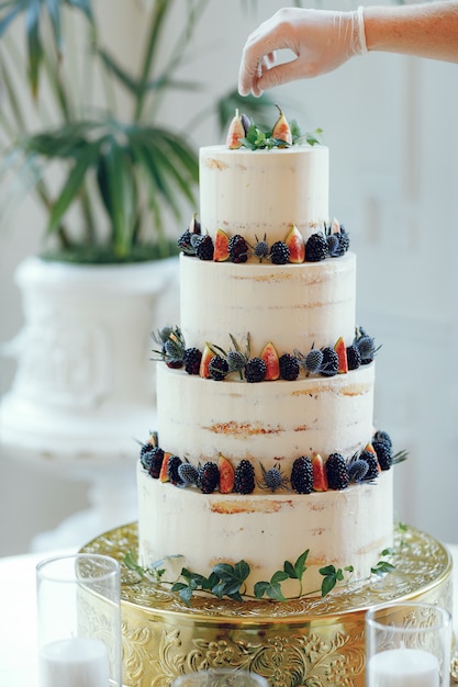 Joli gâteau de mariage