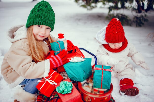 Jolie petite fille à winter park