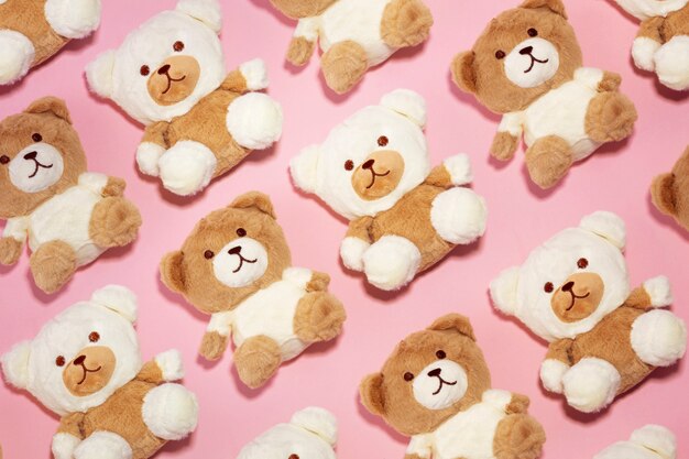 Jouets d'ours mignons et moelleux