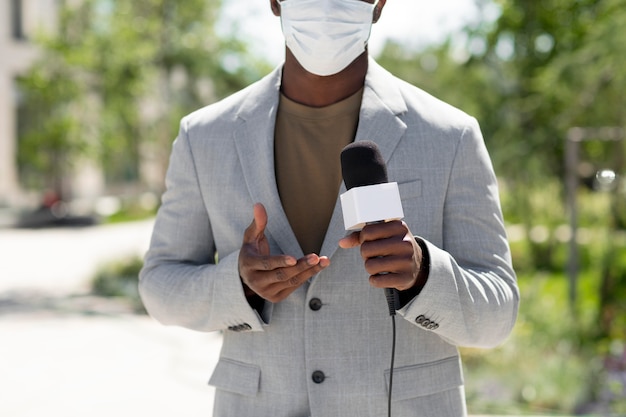 Journaliste afro-américain