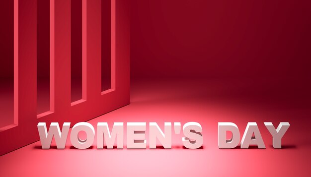 Journée de la femme en trois dimensions