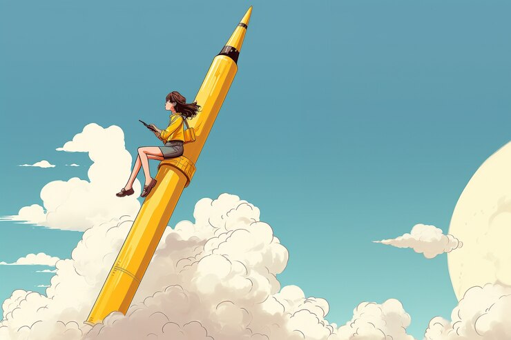 Photo gratuit journée internationale de l'éducation dans le style des dessins animés