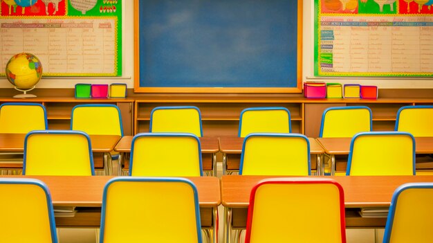 Journée internationale de l'éducation avec salle de classe