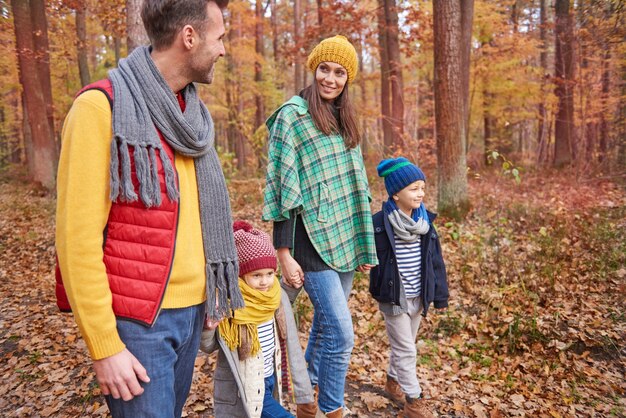 Journée spéciale pour famille heureuse