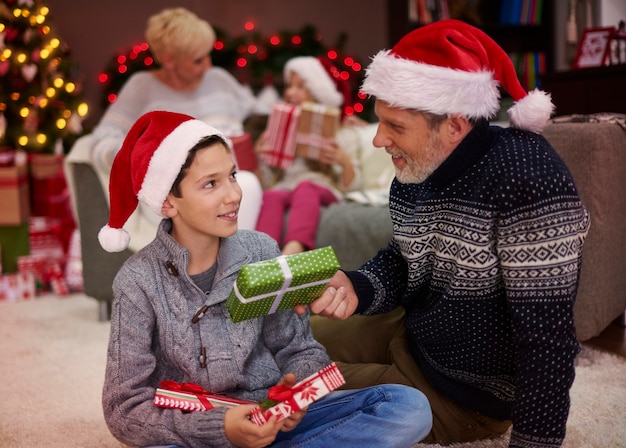 Photo gratuite joyeux noël pour toi, mon fils