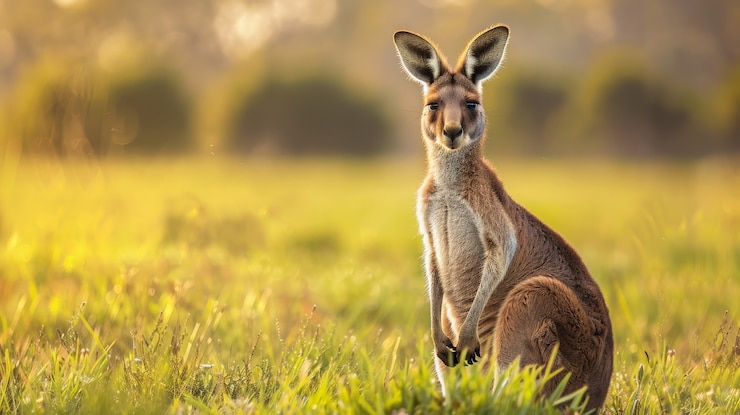 Photo gratuit le kangourou libre dans la nature