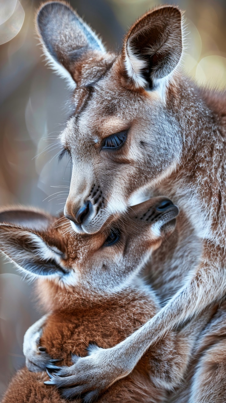 Photo gratuit le kangourou libre dans la nature