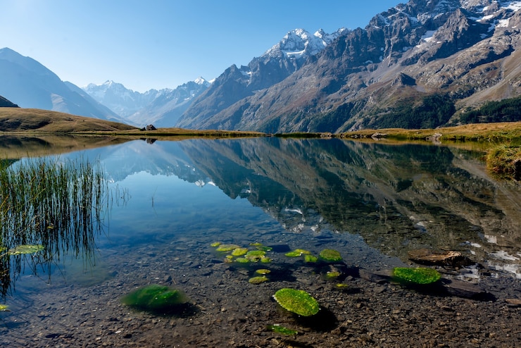 Photo gratuit lac du pontet dans les alpes