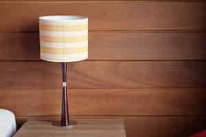 Photo gratuite lampe sur la chambre