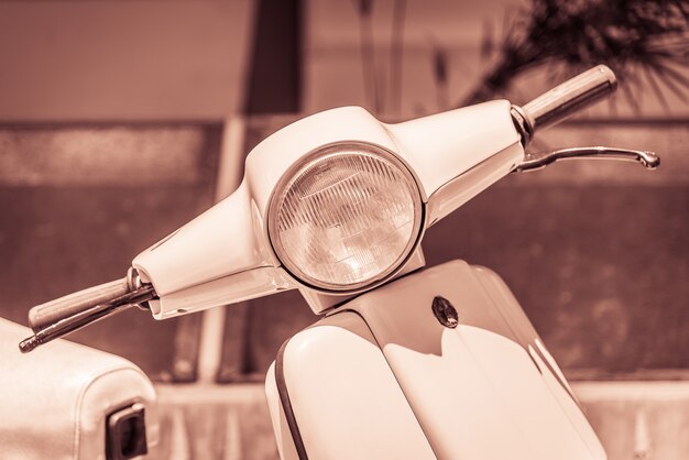 Lampe phare vintage moto