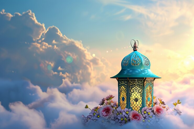 Photo gratuit lanterne de célébration islamique du ramadan dans le style fantastique