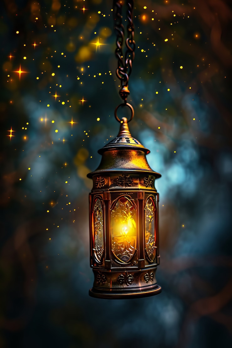 Photo gratuit lanterne de célébration islamique du ramadan dans le style fantastique