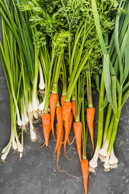 Lay plat de bouquet de carottes
