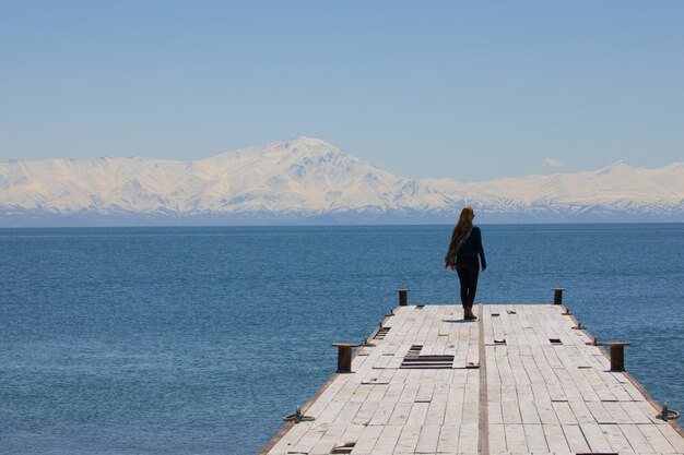 Île de Carpanak et montagne de Suphan en Turquie