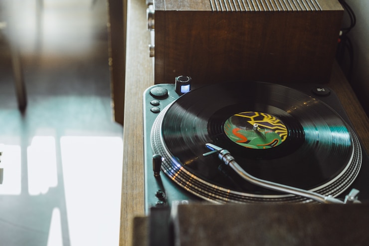 Photo gratuit lecteur de vinyle