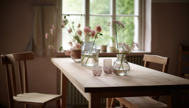 Élégance moderne pour un intérieur de maison confortable généré par l'IA