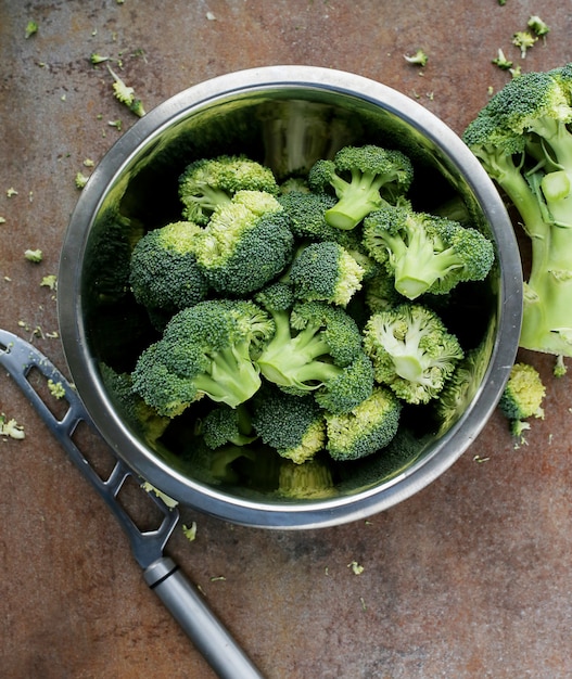 Légumes frais au brocoli