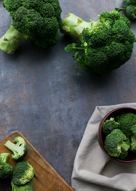 Légumes frais au brocoli