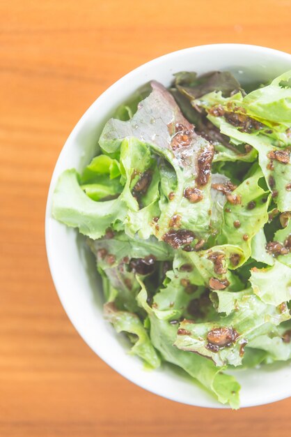 Les légumes verts salade