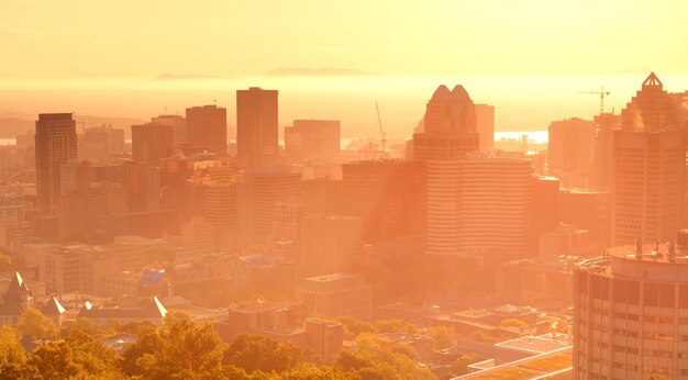 Lever du soleil de Montréal