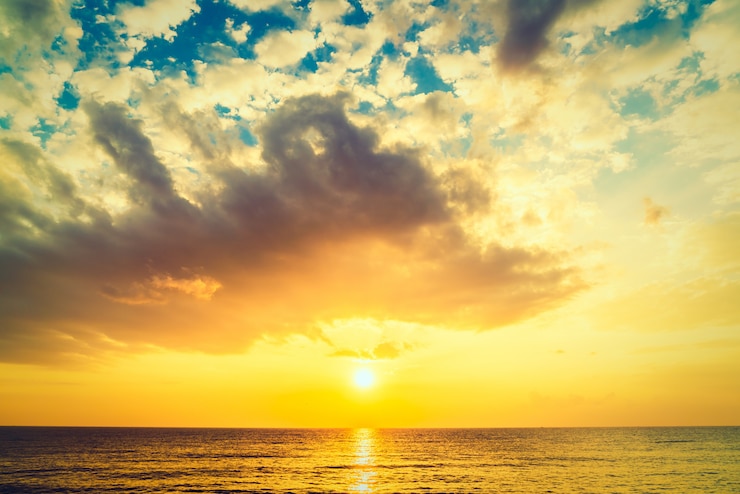 Photo gratuit lever du soleil