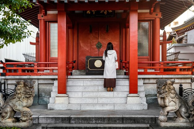 Lieu d'attraction touristique asiatique