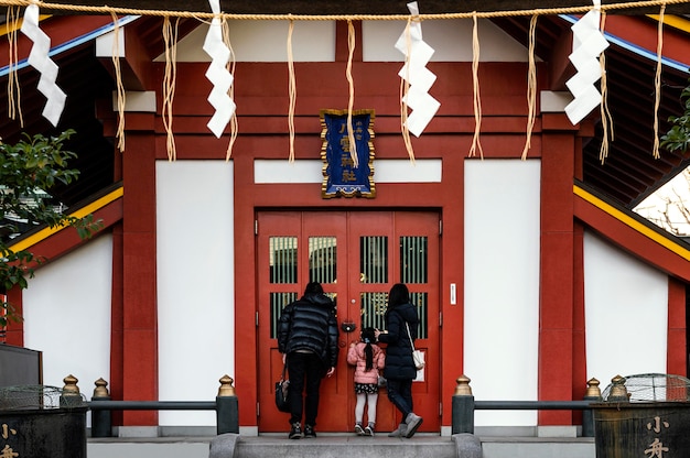 Lieu d'attraction touristique asiatique